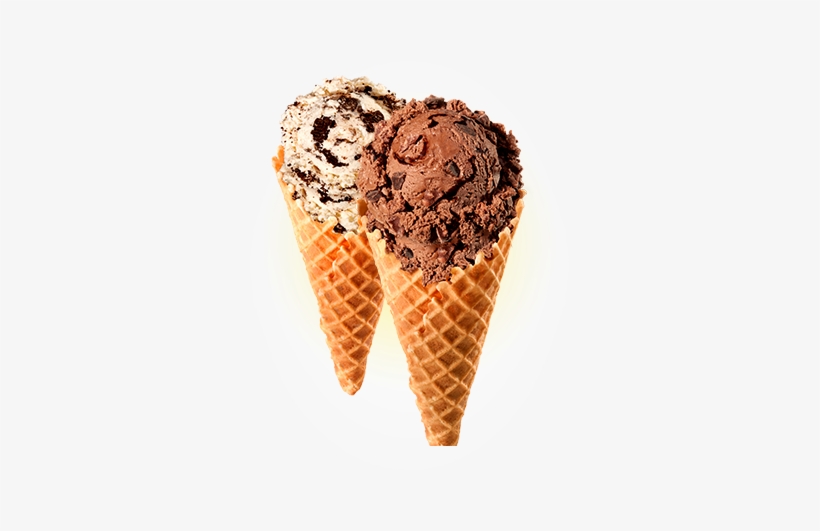 Two Ice Creame Cones - Brusters Ice Cream Cone, transparent png #3741907
