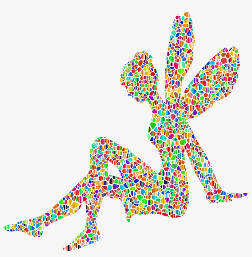 This Free Icons Png Design Of Polychromatic Tiled Female, transparent png #3742215