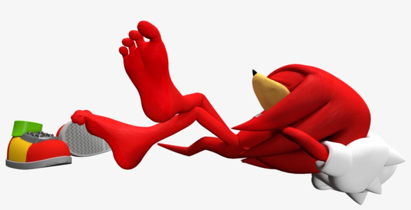 3d Relaxing Time By Feetymcfoot-daks380 - Knuckles The Echidna Relaxing, transparent png #3742275