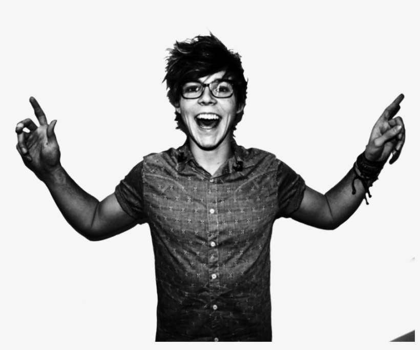 Tumblr Transparent Calum Hood - Ashton Irwin Age 19, transparent png #3742594