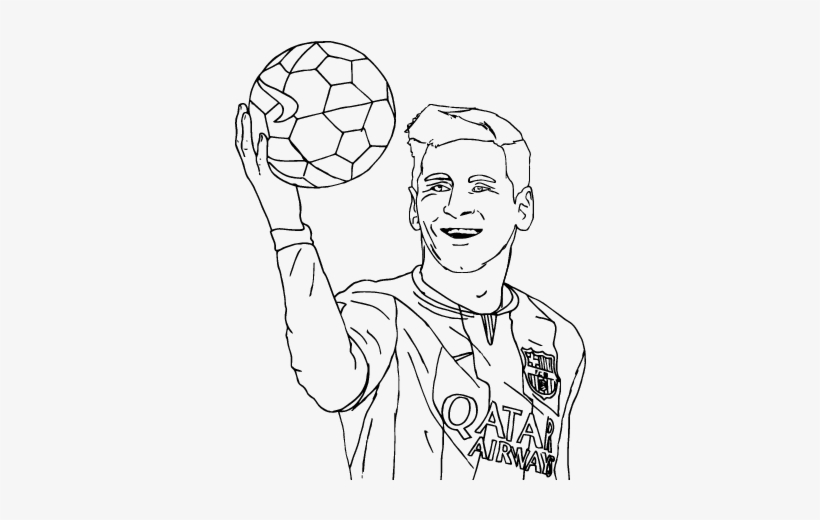 Messi Coloring Pages Lionel Messi Coloring Page Coloringcrew - Soccer Messi Coloring Pages, transparent png #3743129