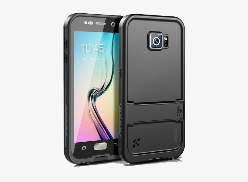 Waterproof Case For Galaxy S6 7 - S6 Waterproof Case, Full-body Underwater Waterproof, transparent png #3743366
