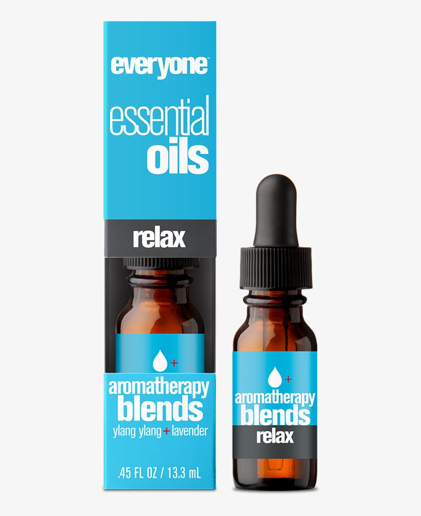 Everyone Aromatherapy Blend Pure Essential Oil Relax - Essential Oil, transparent png #3743482