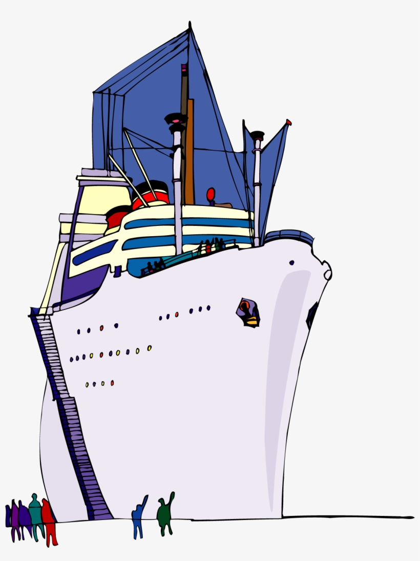 Clipper Ship Clip Art - Ship, transparent png #3743508