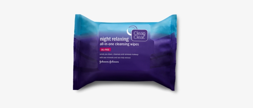 Night Relaxing All In One Cleansing Wipes - Clean And Clear Morning Wipes, transparent png #3743510