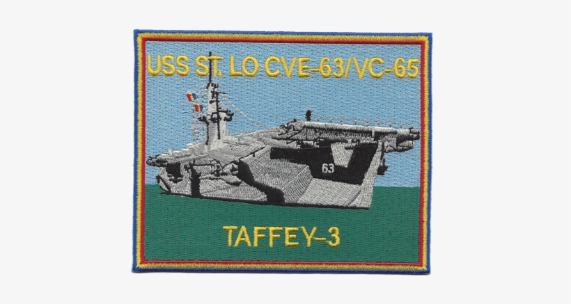 Lo Cve-63 Escort Carrier Ship Patch - Escort Carrier, transparent png #3743648