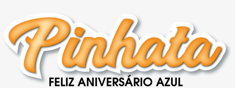 Pinhata Feliz Aniversário Azul - Placa De Feliz Aniversário Png, transparent png #3744043
