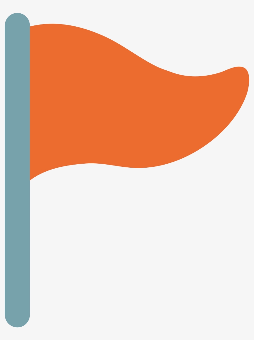File - Emoji U1f6a9 - Svg - 🚩 Emoji, transparent png #3744145