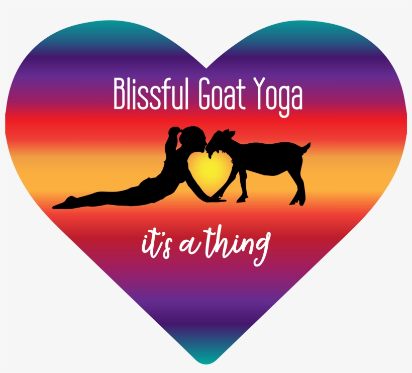 Blissful Goat Yoga Private Class - Silhouette, transparent png #3744540