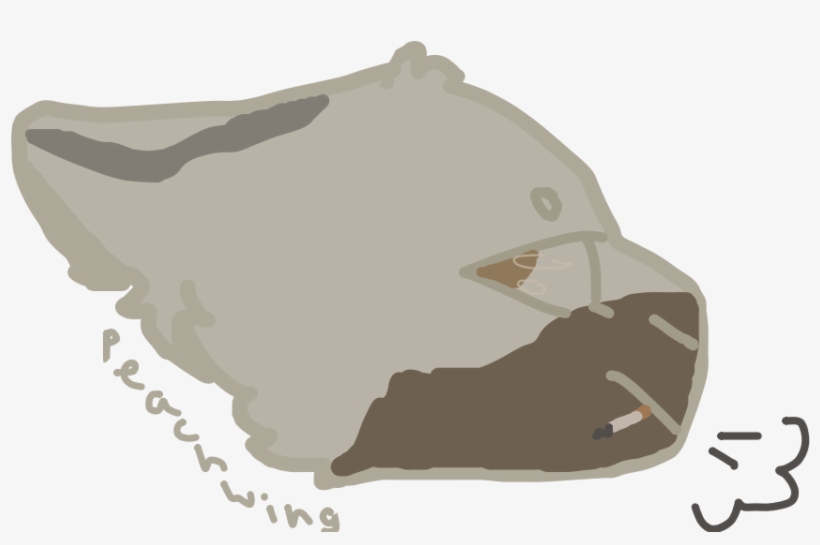 Cigarette - Peachwing - Illustration, transparent png #3745272