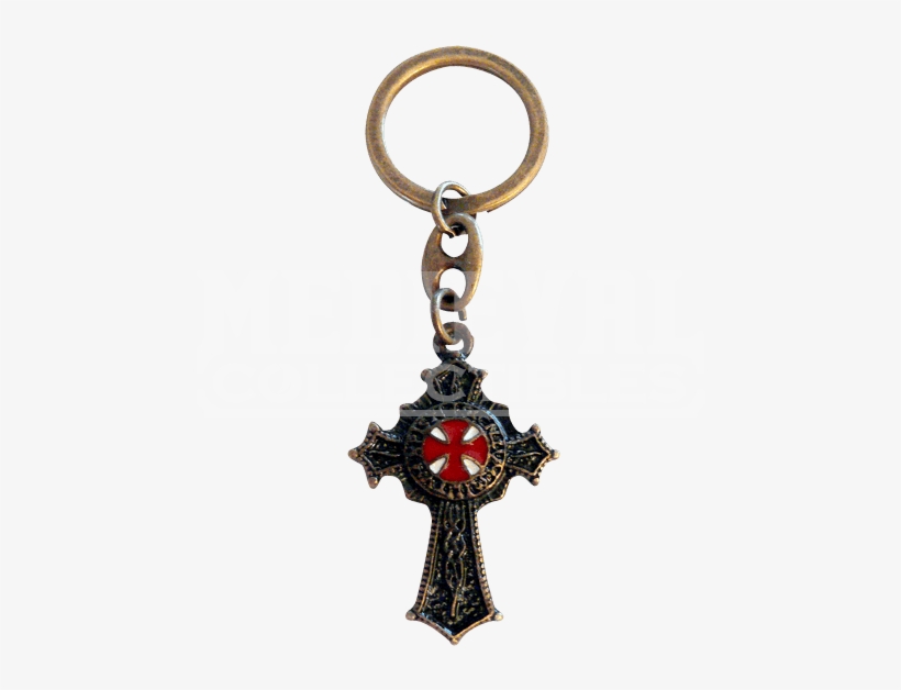 Knights Templar Cross Key Chain - Knights Templar, transparent png #3746046