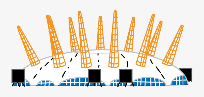 Millennium Dome Idle - Millenium Dome Clip Art, transparent png #3746213