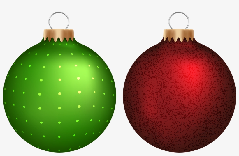 Green Christmas Ornaments Vector Transparent Download - Green Christmas Balls Png, transparent png #3746295