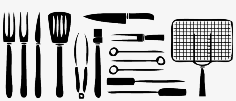 Barbecue Grilling Cutlery Tongs Kitchen - Tenedor Para Asar Png, transparent png #3746344