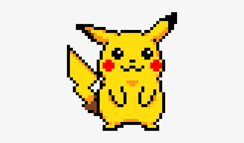 Pikachu - Pixel Art Pikachu, transparent png #3746346