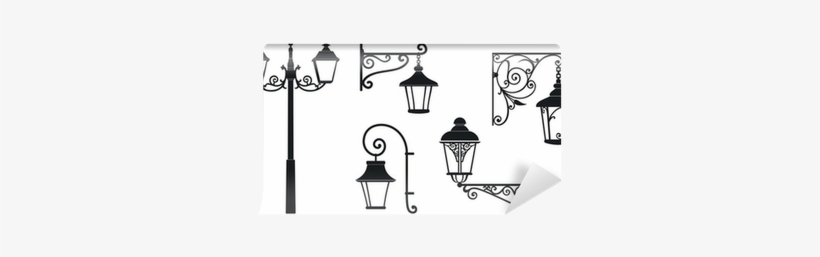 Iron Wrought Lanterns With Decorative Ornaments - Iron, transparent png #3746511