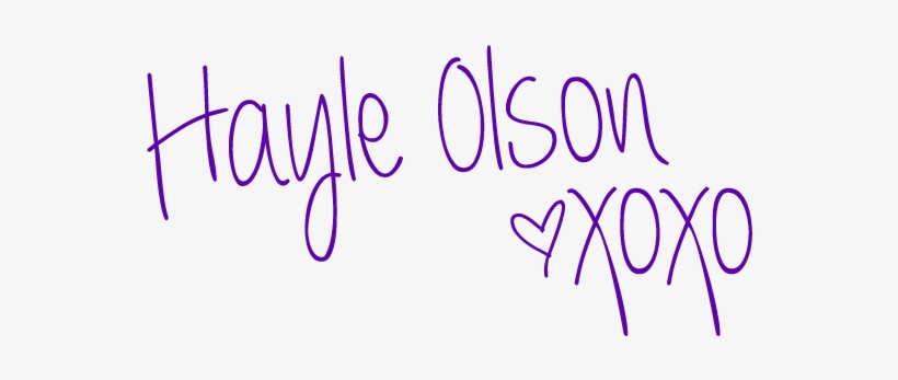 Hayle Olson - Calligraphy, transparent png #3746536