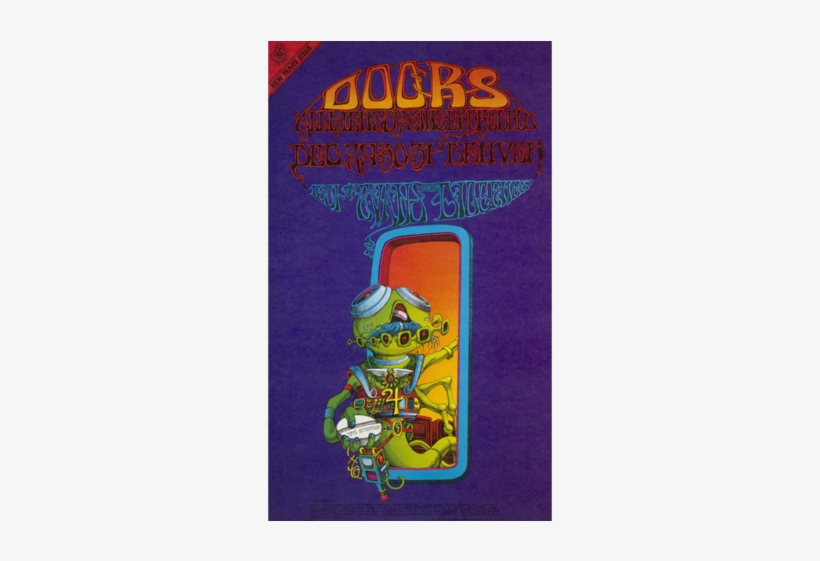 The Doors Autographed Pay Attention/spaceman Lithograph - Poster Rock Music 1 December, transparent png #3746589