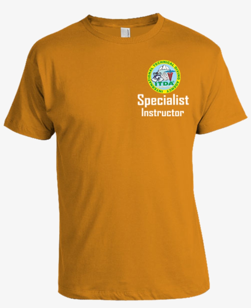 Tshirt Specialist Instr Orange - T Shirt, transparent png #3746630