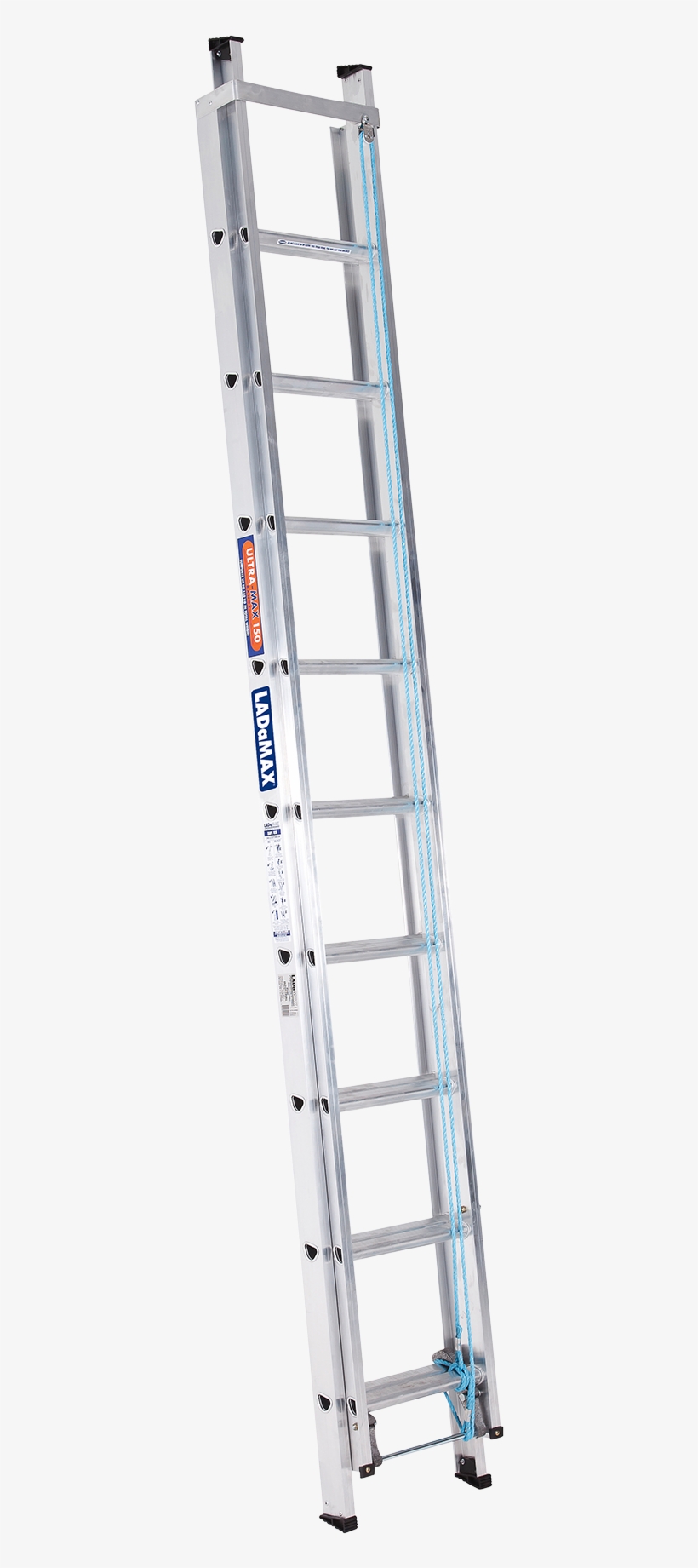 Aluminium Single Extension Ladder, transparent png #3746827