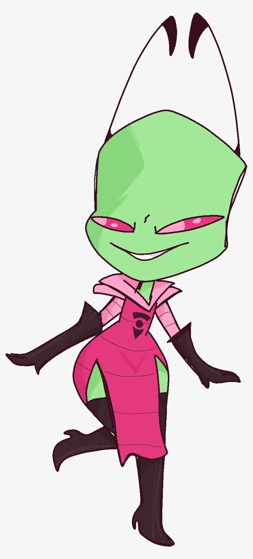 Zim Zam The Spaceman Invader Zim - Cartoon, transparent png #3746860