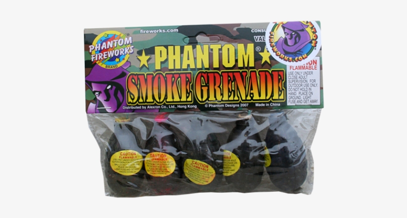 Smoke Grenade, 5 Pc - Phantom Fireworks, transparent png #3747036