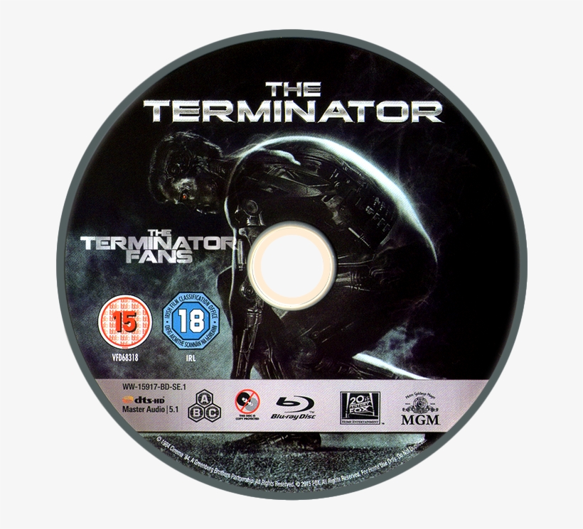 The Terminator Blu-ray Disc - Terminator Genisys 3d Cd Blu Ray, transparent png #3747057