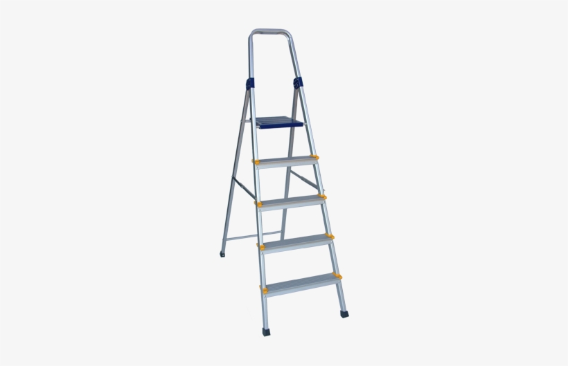 Toyogo 5 Step Aluminium Ladder 7755 - Escadas Botafogo, transparent png #3747129
