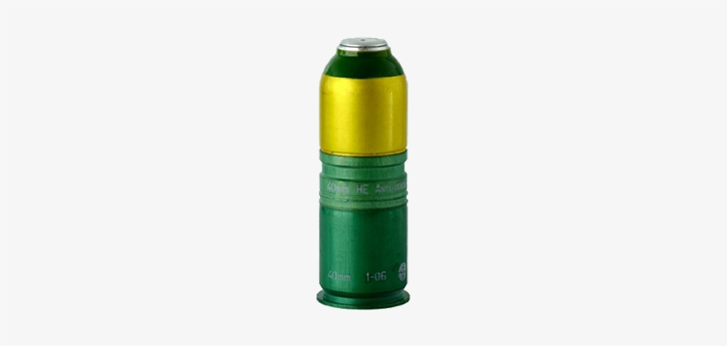 40x46mm Round For Automatic Grenade Launcher - Water Bottle, transparent png #3747191