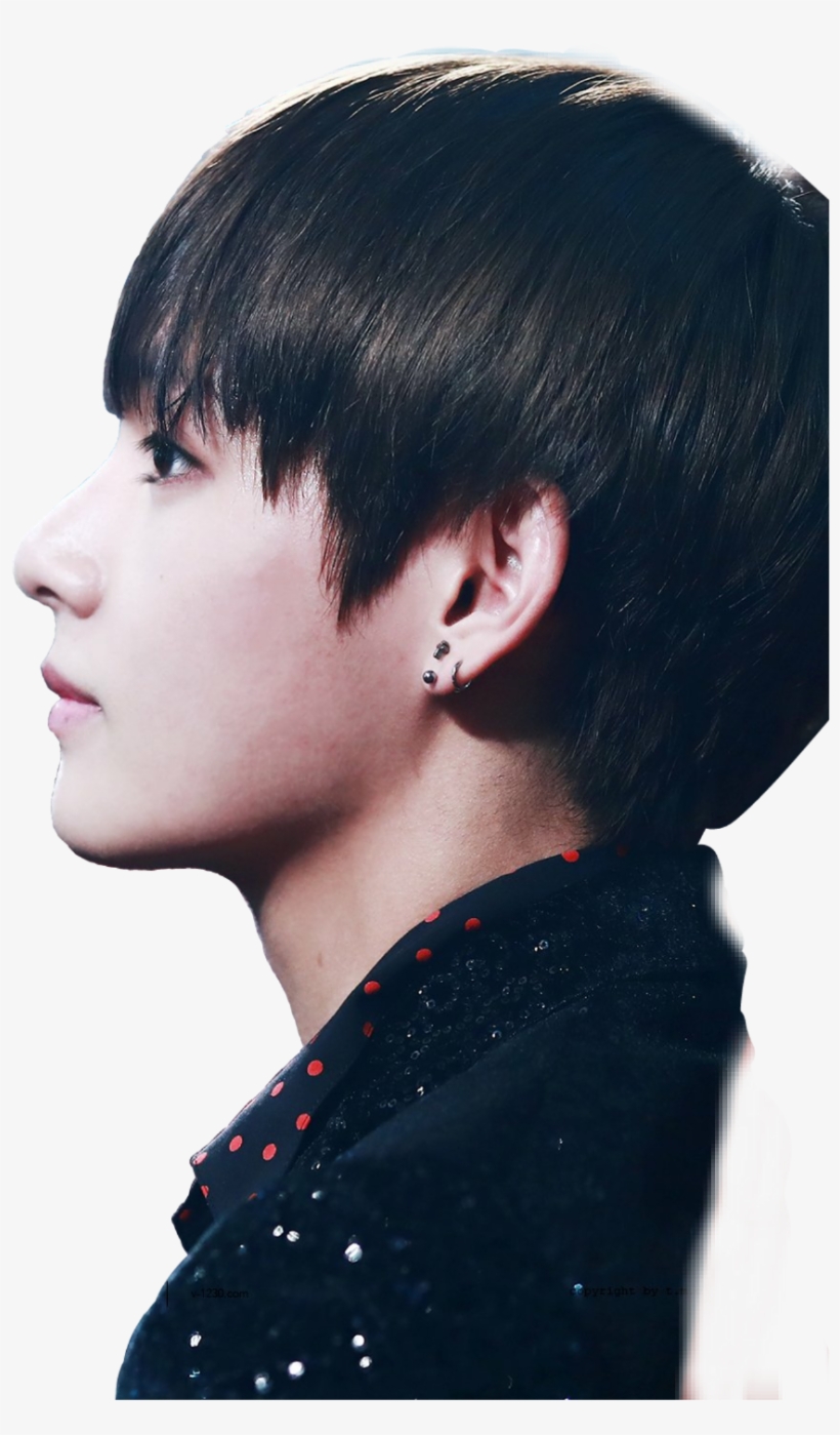 Report Abuse - V Bts Side Profile, transparent png #3747502