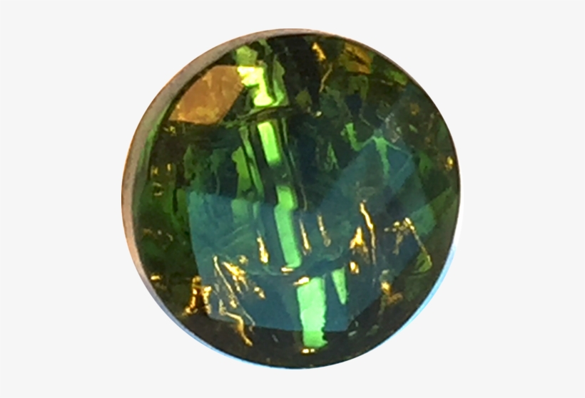 Sparkling Green Glass Button - Santa Fe, transparent png #3747650