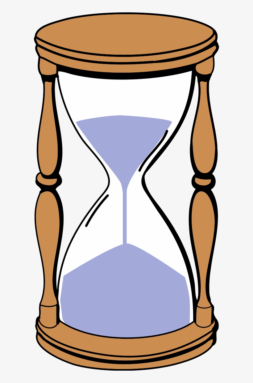 Point Of Sale Machine Classic Old Cartoon - Transparent Background Hourglass Clipart, transparent png #3747795