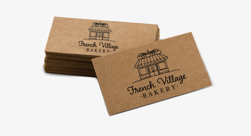 Brown Kraft Business Cards - Kraft Business Cards Png, transparent png #3748499