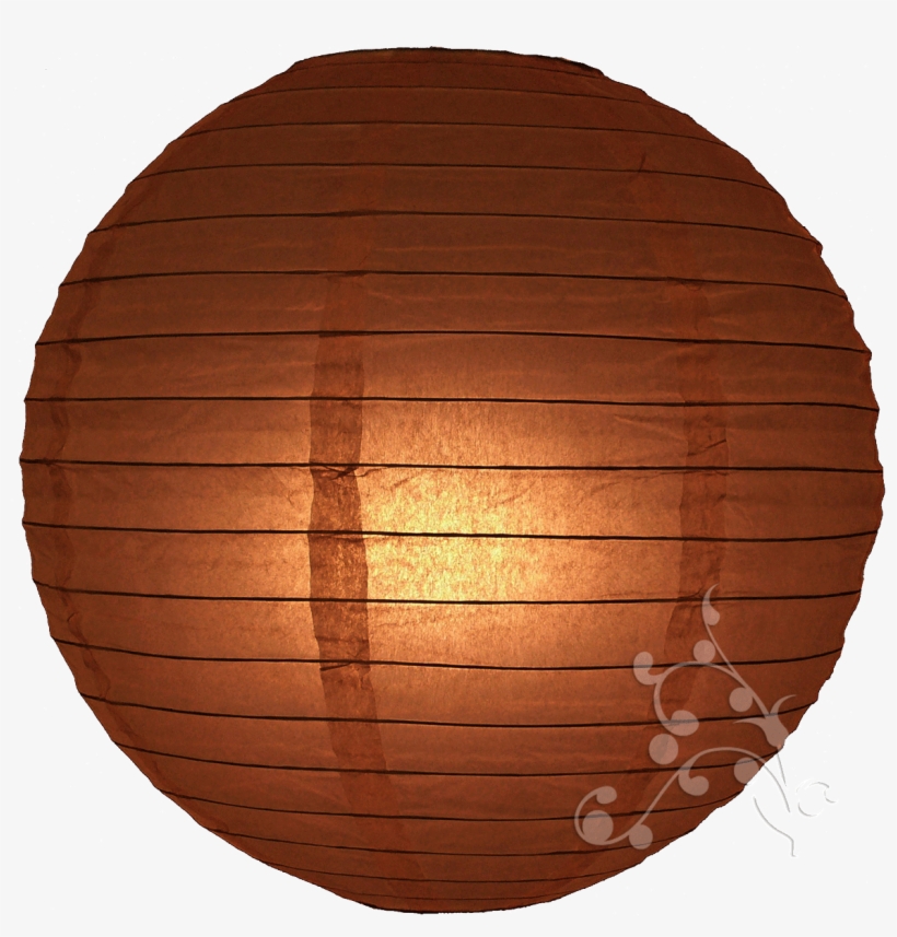 30 Inch Chocolate Brown Lanterns - 10 Bruine Lampionnen Met Een Diameter Van 35cm, transparent png #3748945