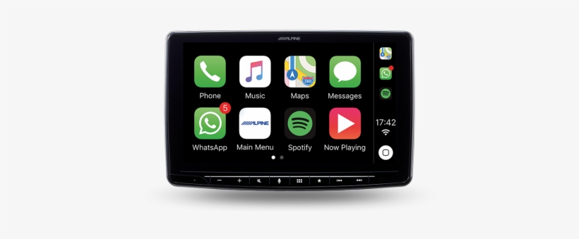 9" Audio Visual - Jvc Kw-m730bt Car Stereo Receiver, transparent png #3749180