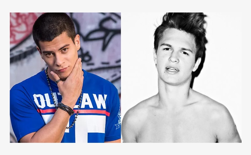 Arthur Aguiar Do Danca Dos Famosos E Ansel Elgort Boy Free Transparent Png Download Pngkey