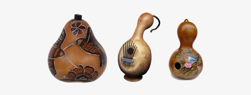 The Results Are Authentic Unique Boxes, Natural Birdhouses, - Mountain Melody Small Gourd Kalimba, transparent png #3749661