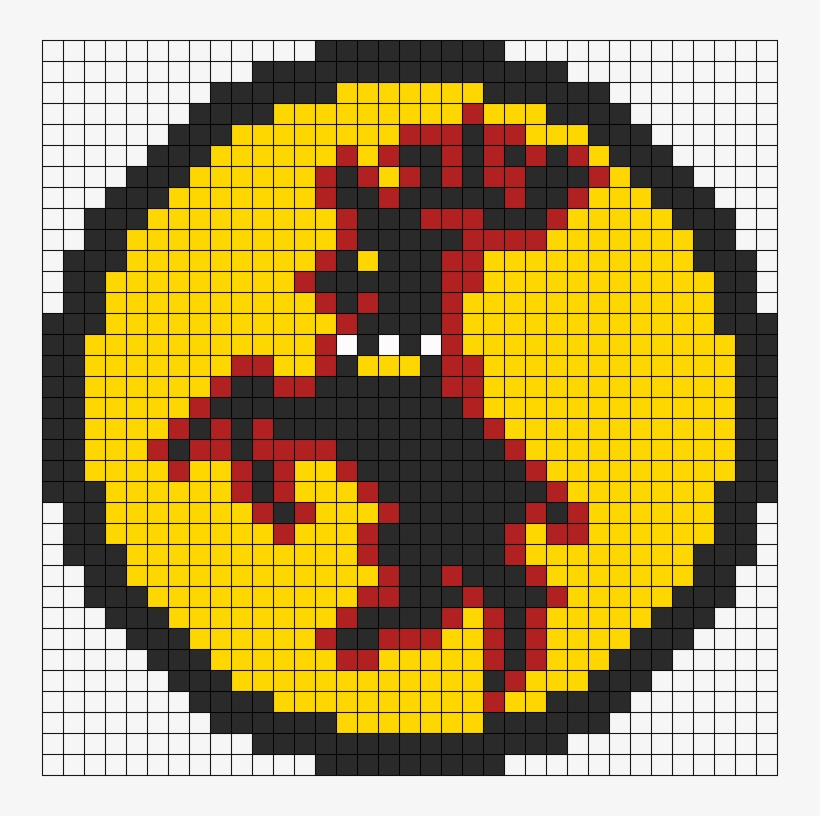 Game Of Thrones Baratheon Sigil Perler Bead Pattern - Hama Beads Game Of Thrones, transparent png #3750353