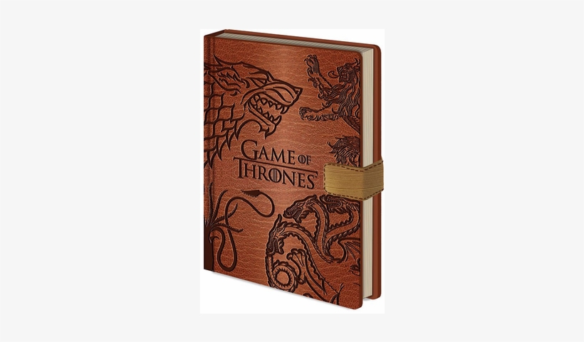 Game Of Thrones Premium Notebook A5 Sigils - Game Of Thrones Notebook, transparent png #3750935