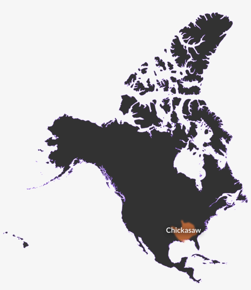 Nation - Chickasaw - America Del Norte Y Sur, transparent png #3751127