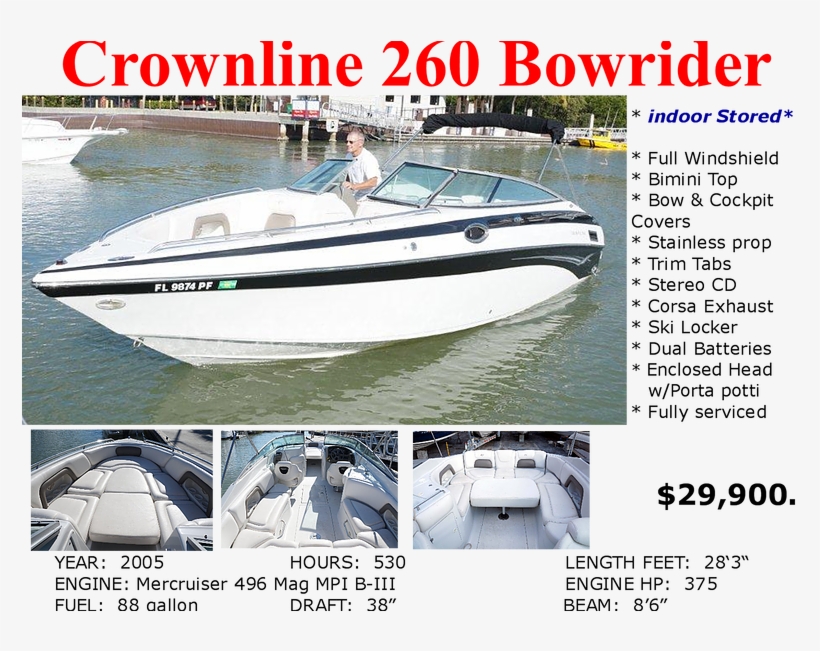 Crownline 270 Vr - Portable Network Graphics, transparent png #3751169