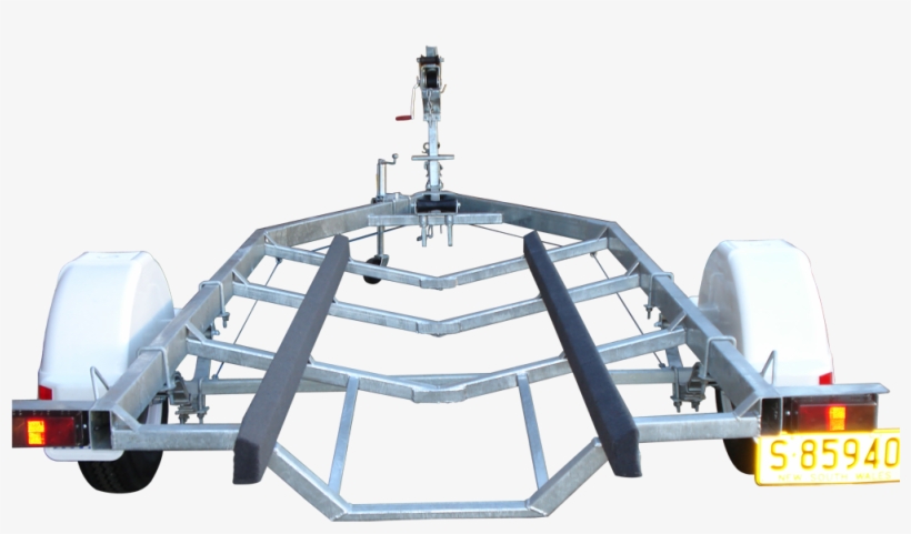 Ski Boat Trailer In Board-0 - Boat Trailer, transparent png #3751231