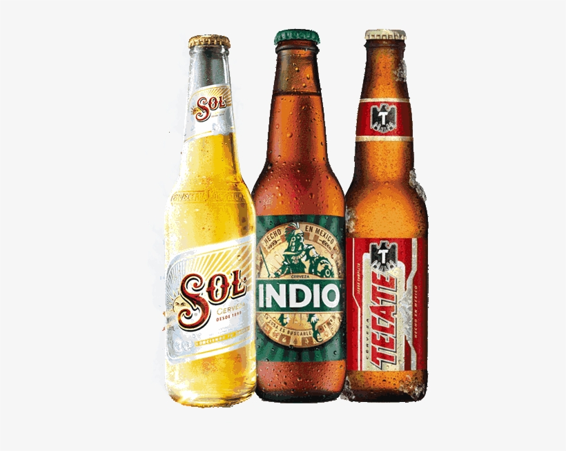 Cervezas - Tecate Longneck Mexican Beer - 12 Fl Oz Bottle, transparent png #3751232