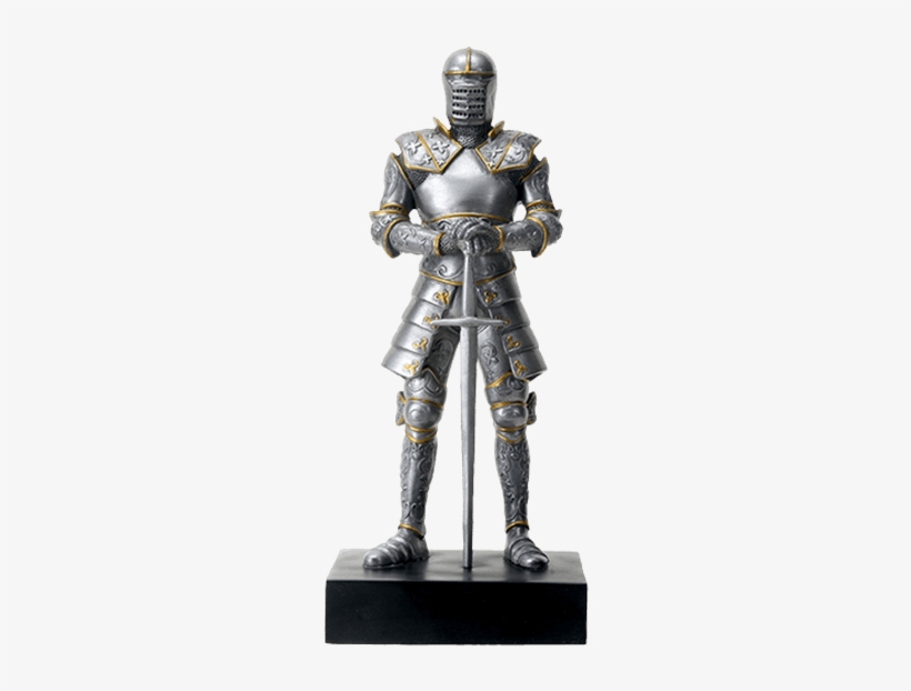 Ornate Armor Italian Knight Statue - Knight In Full Armor, transparent png #3751425