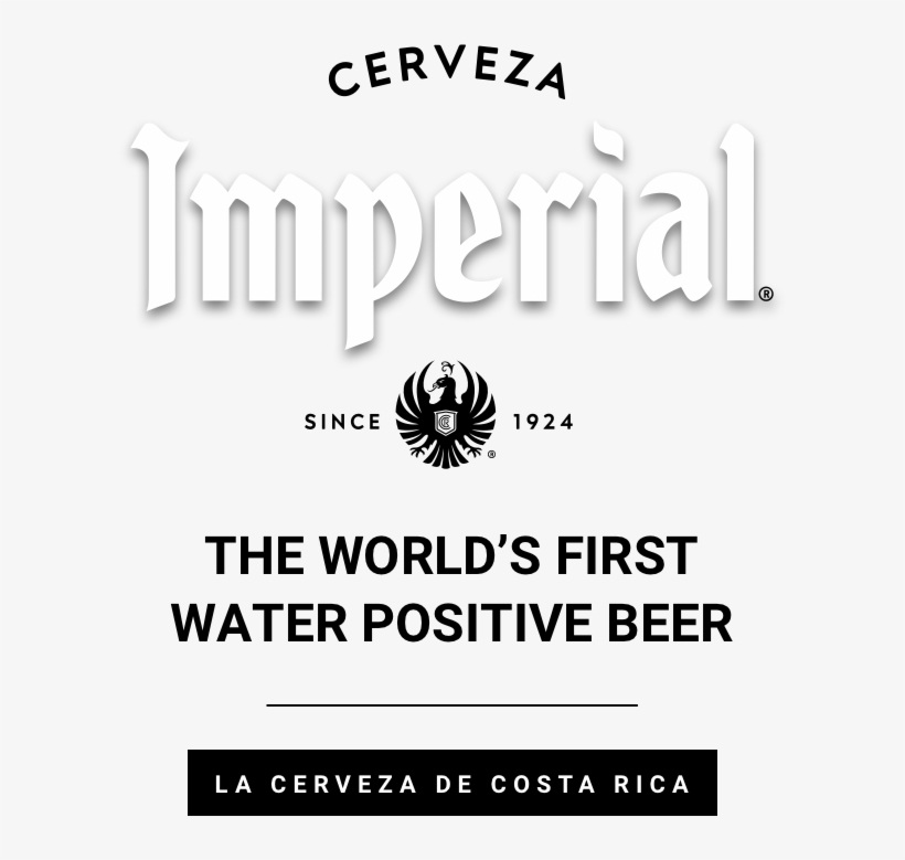 Simple Cerveza Imperial The Wolrds First Water Positive - Imperial, transparent png #3751743