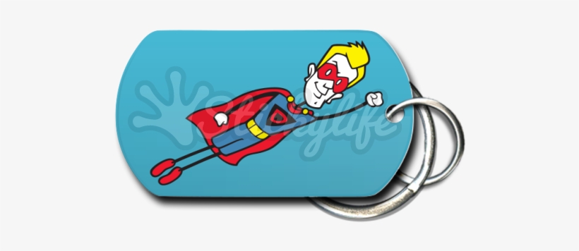Super Dad Keychain - Illustration, transparent png #3752171