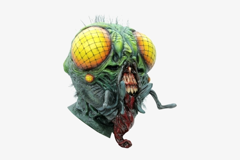 The Fly Collectors Horror Mask - Halloween Costume Fly, transparent png #3752738