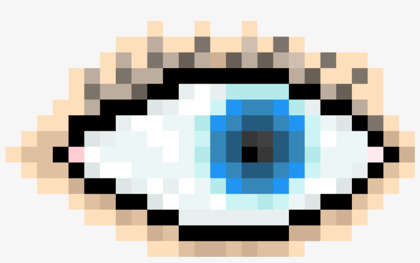 Realistic Eyes By Grill - 8 Bit Dog Gif, transparent png #3753061