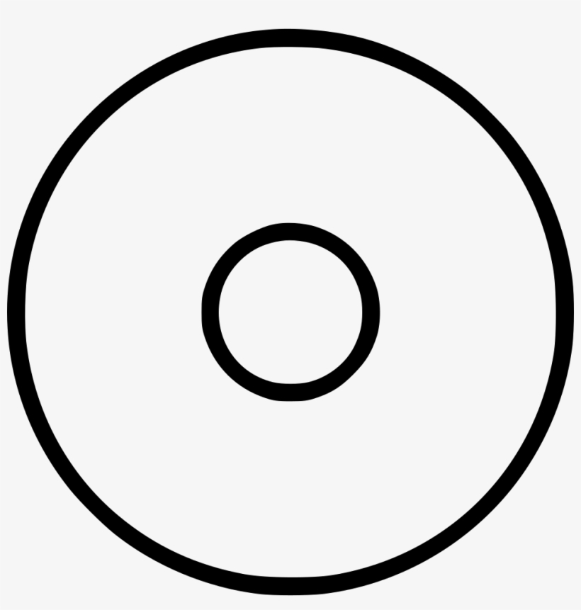 Disc Cd Dvd - Down Arrow With Circle, transparent png #3753566