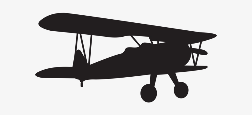 Small Plane Silhouette Clip Art Image - Clip Art, transparent png #3753674